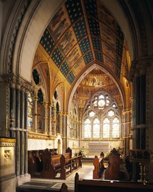Interior of St Mary's Church, Studley Royal, North Yorkshire, 1994. Artist: Unknown