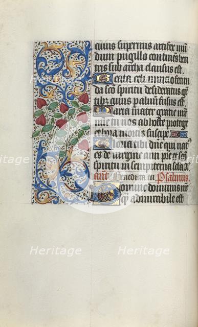 Book of Hours (Use of Rouen): fol. 30v, c. 1470. Creator: Master of the Geneva Latini (French, active Rouen, 1460-80).