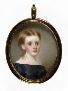 Portrait of a Young Girl, ca. 1830. Creator: Thomas Seir Cummings.