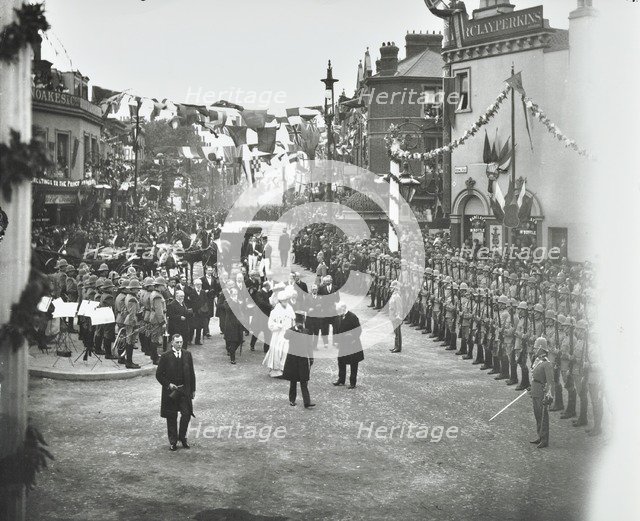 Official Opening of the Rotherhithe Tunnel, Bermondsey, London, 1908. Artist: Unknown.