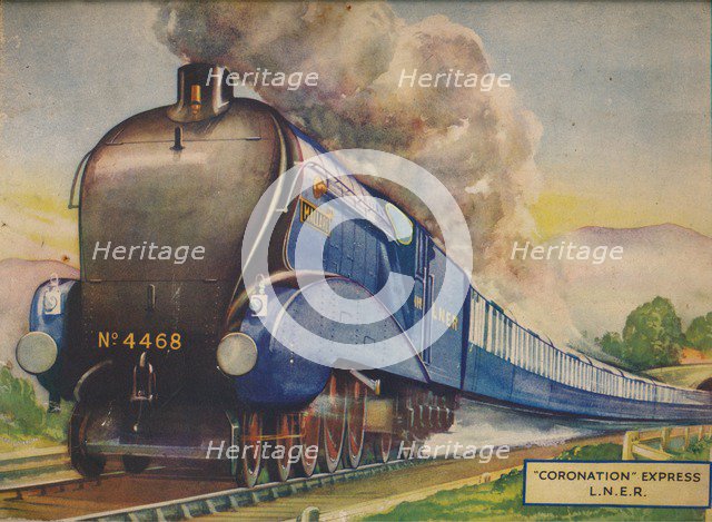 'Coronation Express L.N.E.R.', 1940. Artist: Unknown.