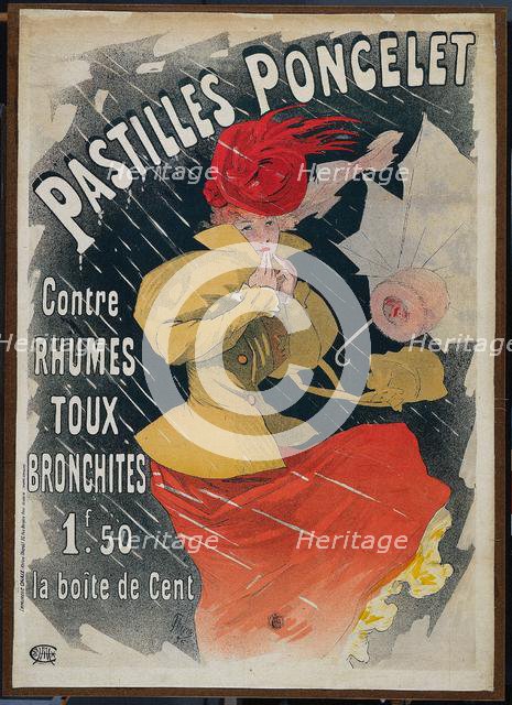 Pastilles Poncelet, 1896. Creator: Jules Chéret (French, 1836-1932).
