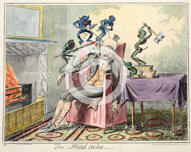 The Head Ache, 1835. 