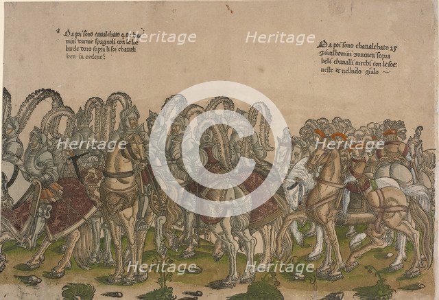 Ceremonial Procession in Bologna on 5 November 1529, on the Occasion of Charles V's Coronation by Po