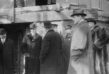 Mayor Mitchel at aqueduct completion 1/12/14, 1914. Creator: Bain News Service.