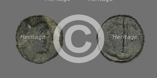 Coin Depicting the God Apollo, 2nd-1st century BCE. Creator: Unknown.