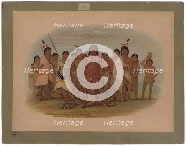 Paint Me - Apachee, 1855/1869. Creator: George Catlin.