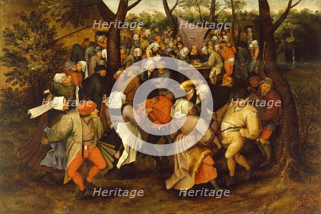 Peasant Wedding Dance, 1607. Creator: Pieter Brueghel the Younger.