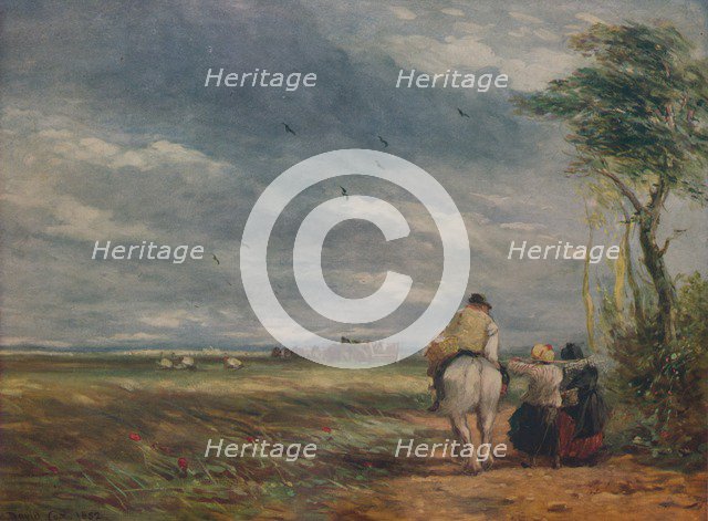 'Going to the Hayfield', 1852. Artist: David Cox the elder.
