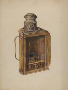 Ship Lantern, c. 1939. Creator: Samuel Philpot.