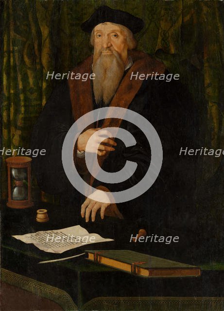 Portrait of a Man, Possibly Jean de Langeac (died 1541), Bishop of Limoges. Creator: Netherlandish Painter (dated 1539).