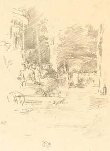 The Little Café au Bois, 1894. Creator: James Abbott McNeill Whistler.