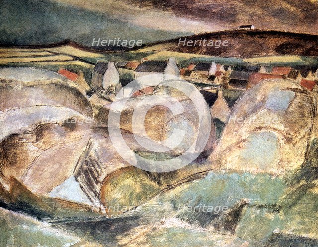 'Village among the Rocks', 1910. Artist: Henri Victor Gabriel Le Fauconnier