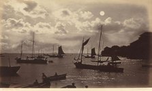 Moonlight Effect-Bay of Panama, 1877. Creator: Eadweard J Muybridge.
