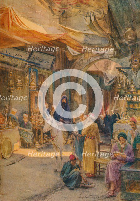 'The Khan Khalil, Cairo', c1905, (1912). Artist: Walter Frederick Roofe Tyndale.