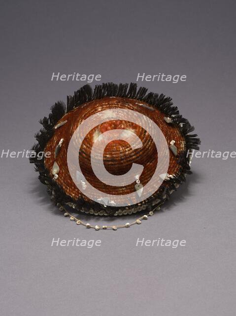Feathered Gift Basket, 1880/90. Creator: Unknown.