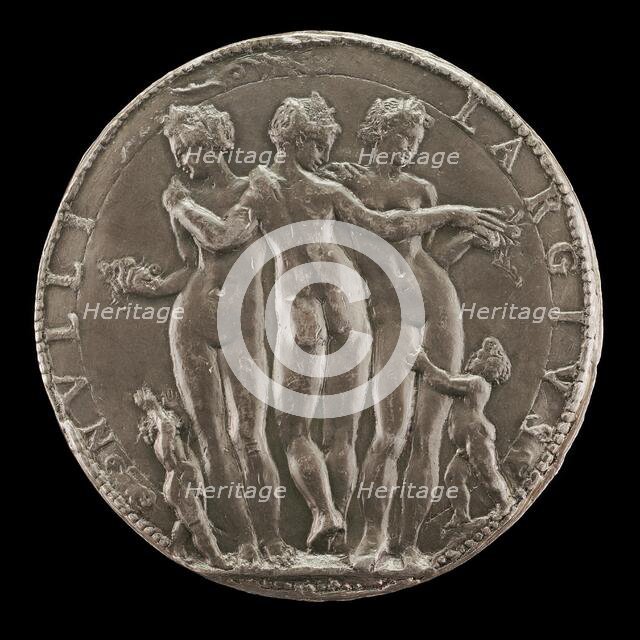 The Three Graces [reverse], c. 1550/1575. Creator: Unknown.