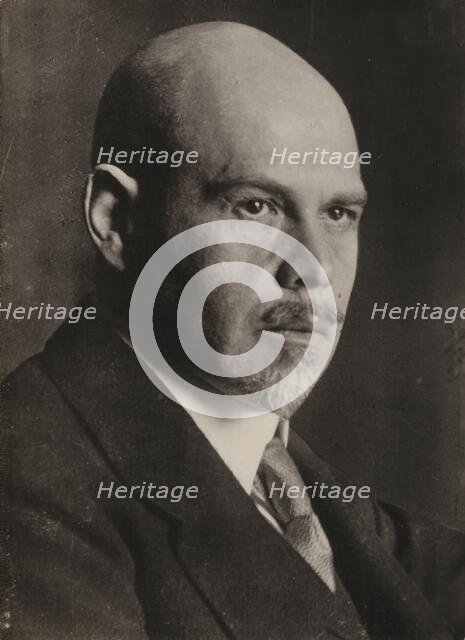 Portrait of Walther Rathenau (1867-1922), 1920. Creator: Anonymous.