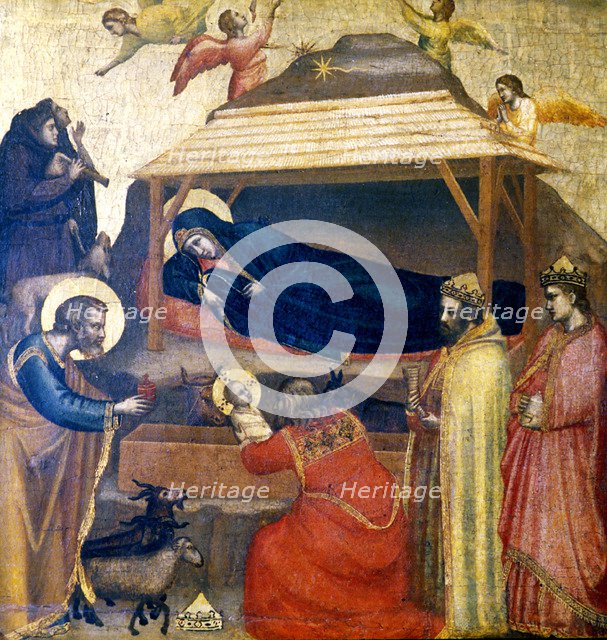 'The Epiphany', c1230.   Artist: Giotto 