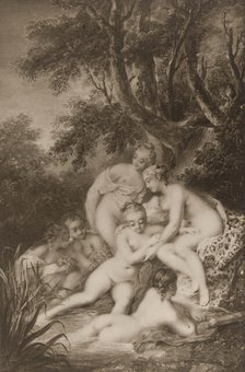 Diana bathing surrounded by five nymphs. Creator: Jacques Charlier.