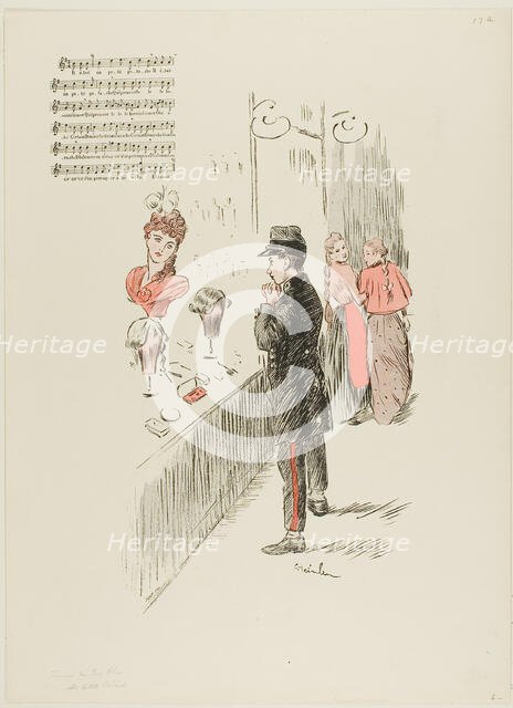 Le Petit Potach, published August 18, 1893. Creator: Theophile Alexandre Steinlen.