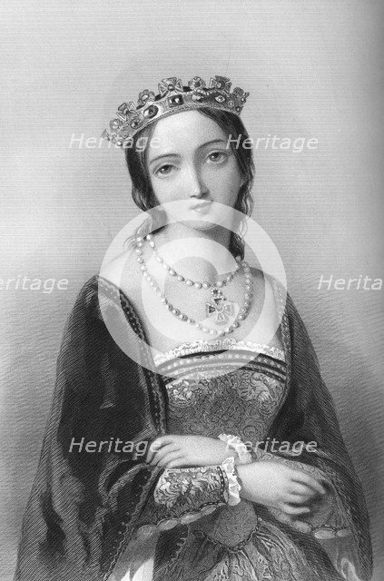 Queen Mary I (1516-1558), 1851.Artist: WH Egleton