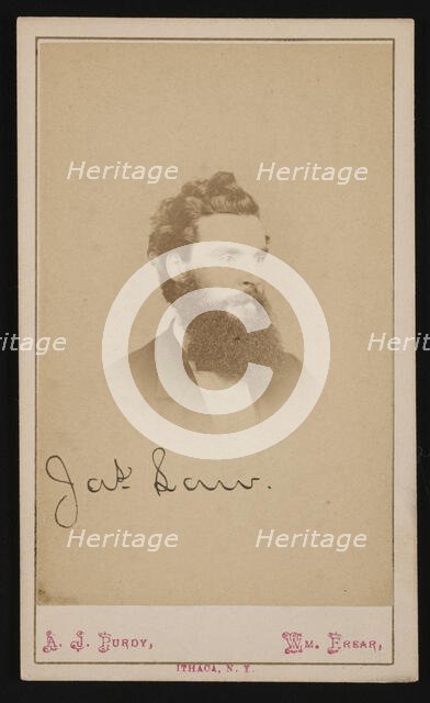 Portrait of James Law (1838-1921), Circa 1870s. Creator: Purdy & Frear.