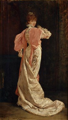 Portrait of Sarah Bernhardt (1844-1923), 1897. Creator: Clairin, Georges (1843-1919).