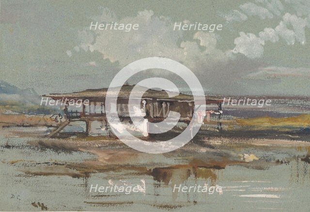 A House in Turkey, 1820-60. Creator: Alexandre Gabriel Decamps.