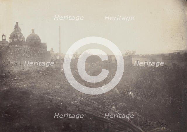 Architectural Study in Mexico, 1864-69. Creator: François Aubert.