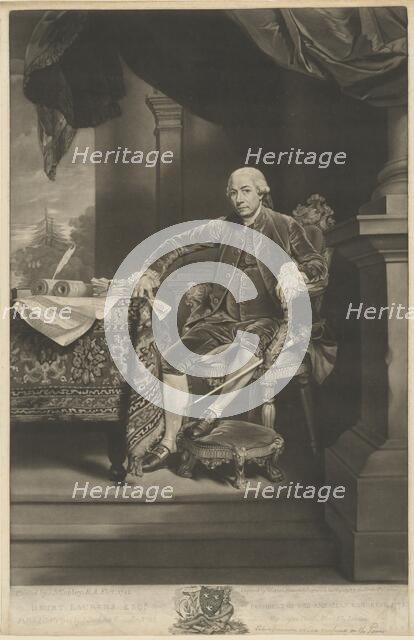 Henry Laurens, 1782. Creator: Valentine Green.