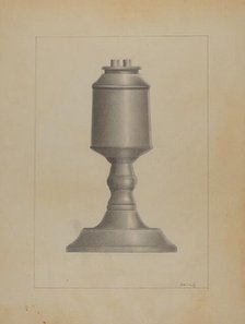 Lamp, c. 1936. Creator: Burton Ewing.