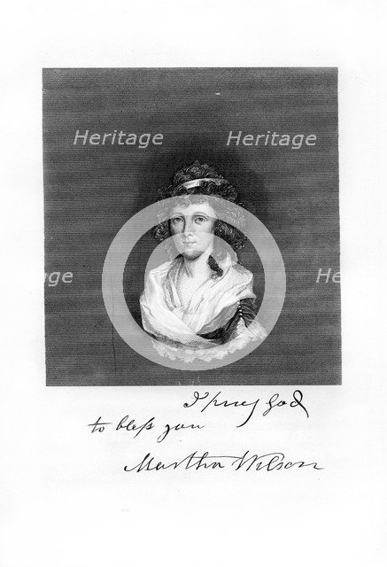Martha Wilson, 1872. Artist: Unknown