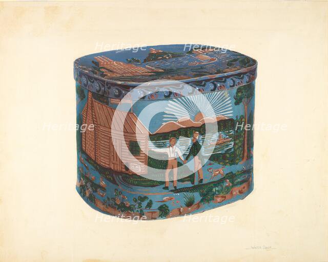 Bandbox Design, c. 1939. Creator: Walter Doran.