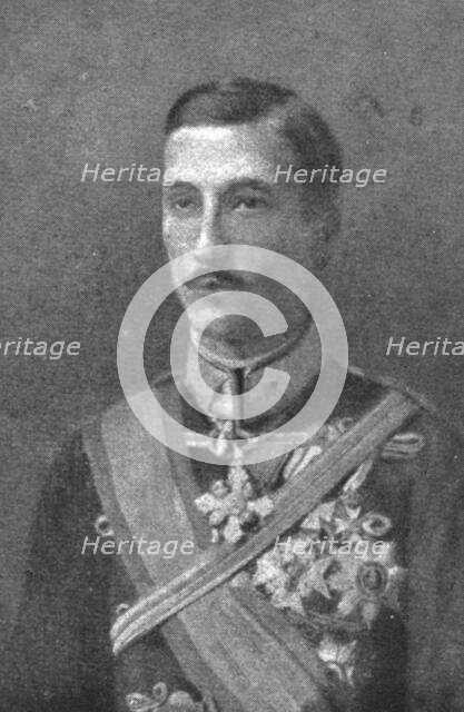 ''La capitulation Bulgare; Le prince Boris, en faveur de qui son pere, le tsar Ferdinand..., 1918. Creator: Unknown.