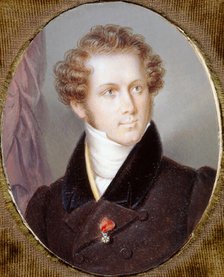 Portrait of the composer Vincenzo Bellini (1801-1835). Creator: Dupré, Louis (1789-1837).