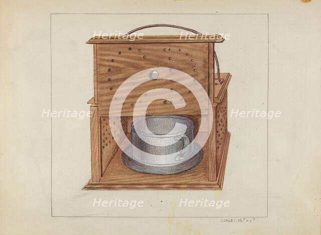 Foot Warmer, c. 1936. Creator: Gerald Bernhardt.