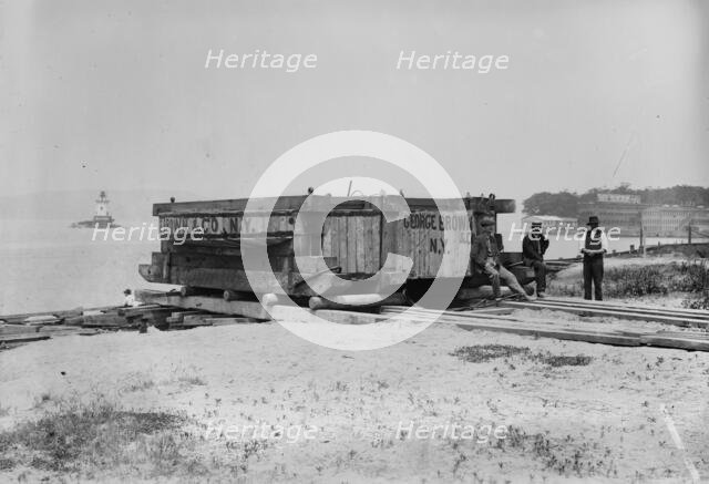 Tarrytown -- Rockefeller's Fountain Rock, 1914. Creator: Bain News Service.