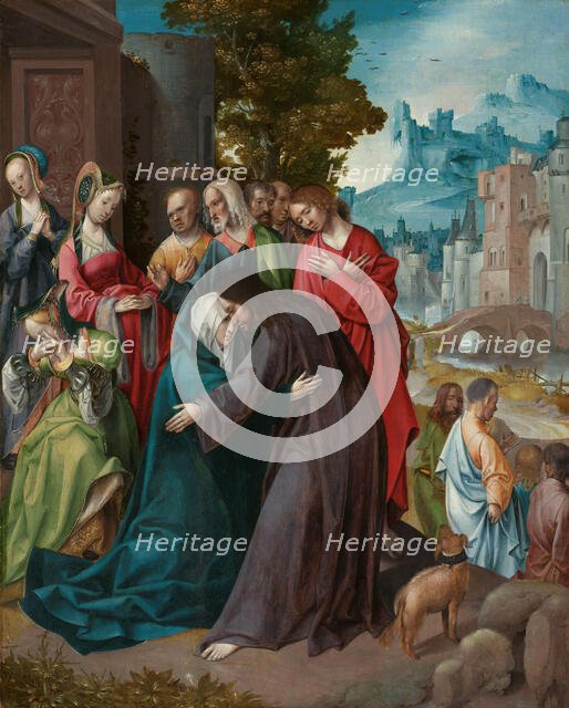 Christ Taking Leave of his Mother, c.1515-c.1520. Creator: Cornelius Engebrechtsz.
