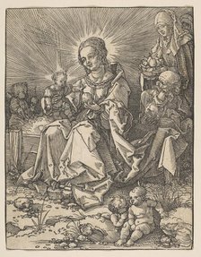 The Madonna on a Grassy Bank, 1526. Creator: Possibly Albrecht Dürer (German, Nuremberg 1471-1528 Nuremberg).