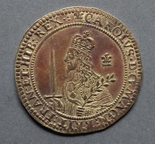 Triple Unite (obverse), 1643. Creator: Unknown.