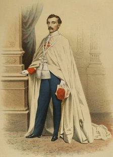 Knight of the Order of Santiago wearing ceremonial dress, 1865.  Creator: Unknown.