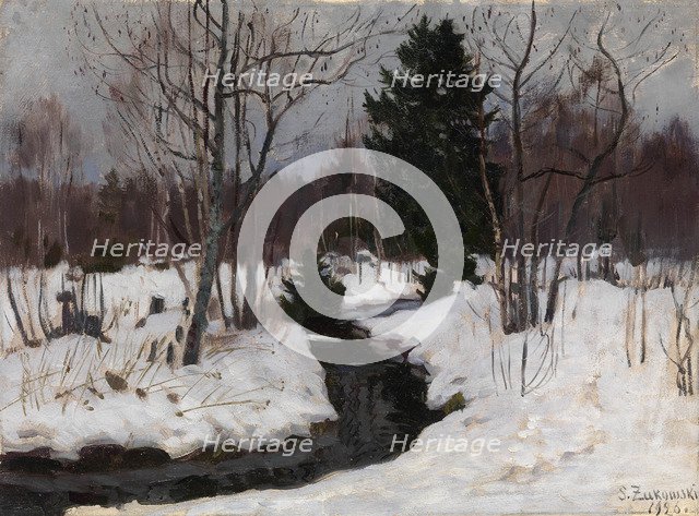 Early Spring, 1926. Artist: Zhukovsky, Stanislav Yulianovich (1873-1944)
