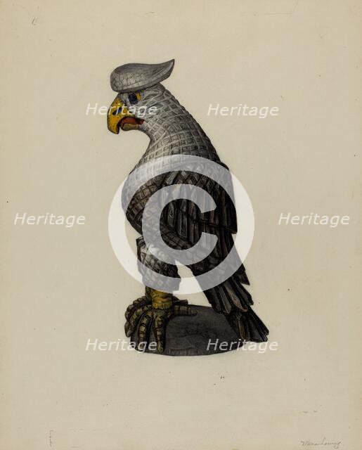 Pa. German Eagle, c. 1940. Creator: Mina Lowry.