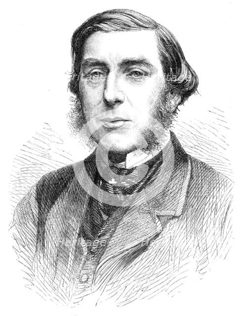 The movers and seconders of the addresses in both Houses of Parliament: Mr. Göschen..., 1864. Creator: Unknown.