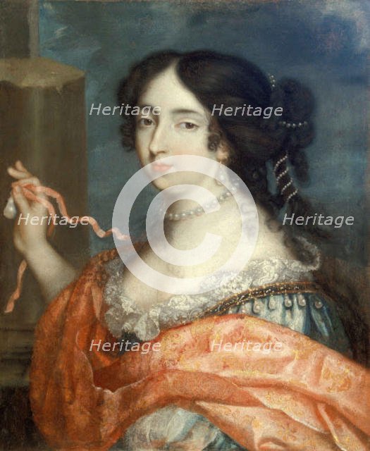 Portrait of Françoise d'Aubigné (1635-1719), Madame Scarron, c. 1670. Creator: Anonymous.