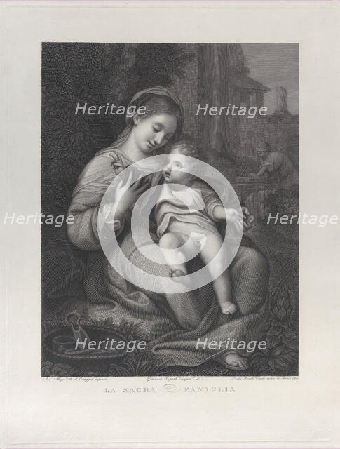 The Holy Family, 1811. Creators: Pietro Bonato, Giovanni Tognolli.