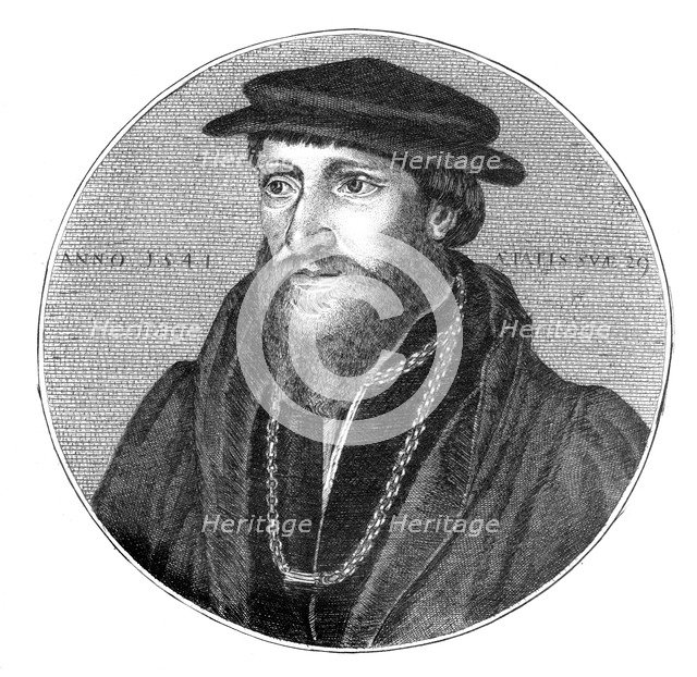 Sir Anthony Denny, courtier of Henry VIII. Creator: Unknown.