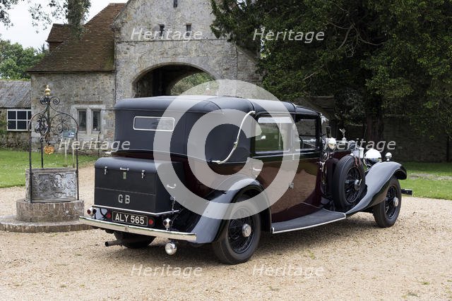 1933 Rolls Royce Phantom II Sedanca de Ville by Barker. Creator: Unknown.