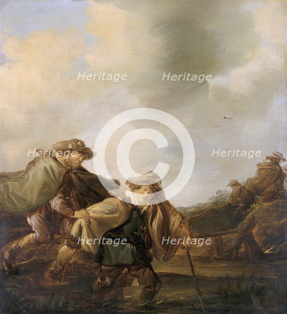 'The parable of the blind', c1630-1652. Artist: Benjamin Gerritz Cuyp.